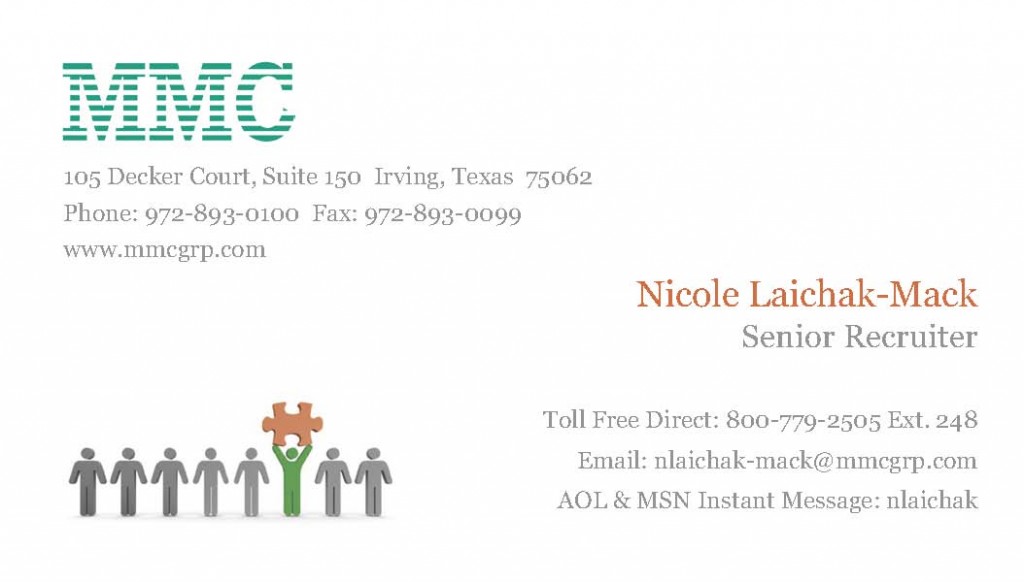 Business Card Design - front